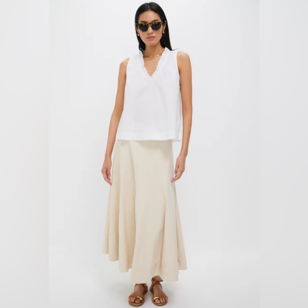 Tuckernuck POMANDER PLACE White Veronica Top in White Size Small
